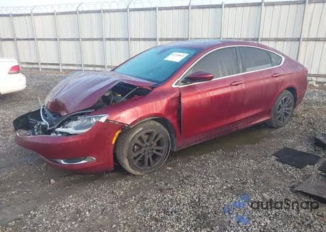 2015 Chrysler 200 Limited из США, поврежденный, VIN 1C3CCCAB0FN623009